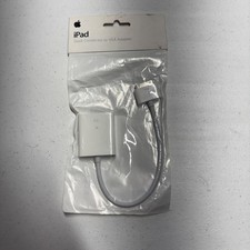 NEW Genuine Apple iPad Dock Connector to VGA Adapter 30-pin to VGA A1368