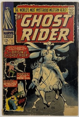 Marvel Comics The Ghost Rider #1 Ghost Rider Silver Age 1967 Single Issue FR/GD