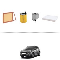 Hoffcar Set Service - 4 Filter FüR Peugeot 4008 1.6 Hdi 84Kw Von 2012