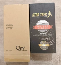 QMX 1/6 STAR TREK Original Series Spock with Lyre- Mint in Original Box STR0069e