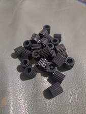 TOMY Zoids 1980's RoboStrux - Lot Of 25 Large Black Rubber Caps