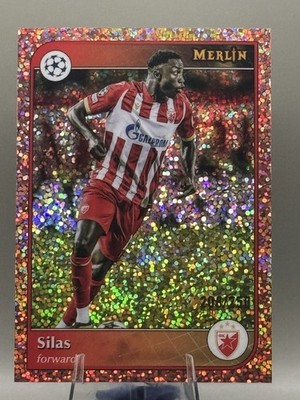 Silas Katompa Mvumpa Mainz 2024-25 Topps Merlin Rose Gold Speckle /250 (Congo)