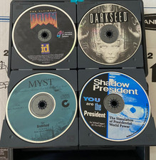 PC-CD ROMS For Windows 1990's Original Super Clean Disks/ Lot of 23 w/case