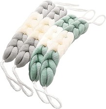 MURRI MURRDI 4 Packs Long Loofah Back Scrubber for Shower,Body Multicolored