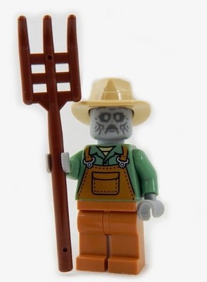 NEW LEGO ZOMBIE FARMER minifig halloween city town ghost monster farm