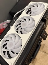 NZXT F SERIES RGB CORE 420MM WHITE SINGLE-FRAME RBG FAN UNIT