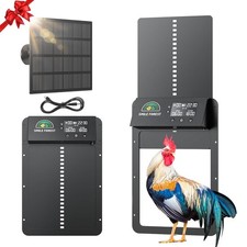 Automatic Chicken Coop Door with Light Sensor  Timer Control - Multi-Mode
