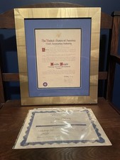 Reproduction 008/200 Engineers Club of Dayton Orville Wright Pilots License #1