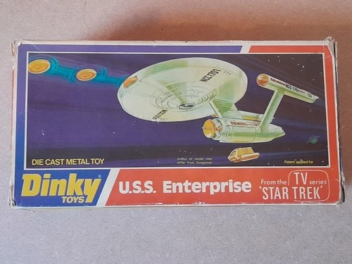 Dinky Toys 358, Star Trek, U.S.S. Enterprise, Rare Vintage Model, TV Memorabilia