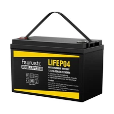 12V 100Ah LiFePO4 Solar Battery – Deep Cycle Lithium Battery for Solar Sys