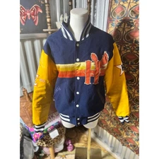 1949Houston Black Eagles Vintage Style Letterman Jacket Headgear Classics Size S
