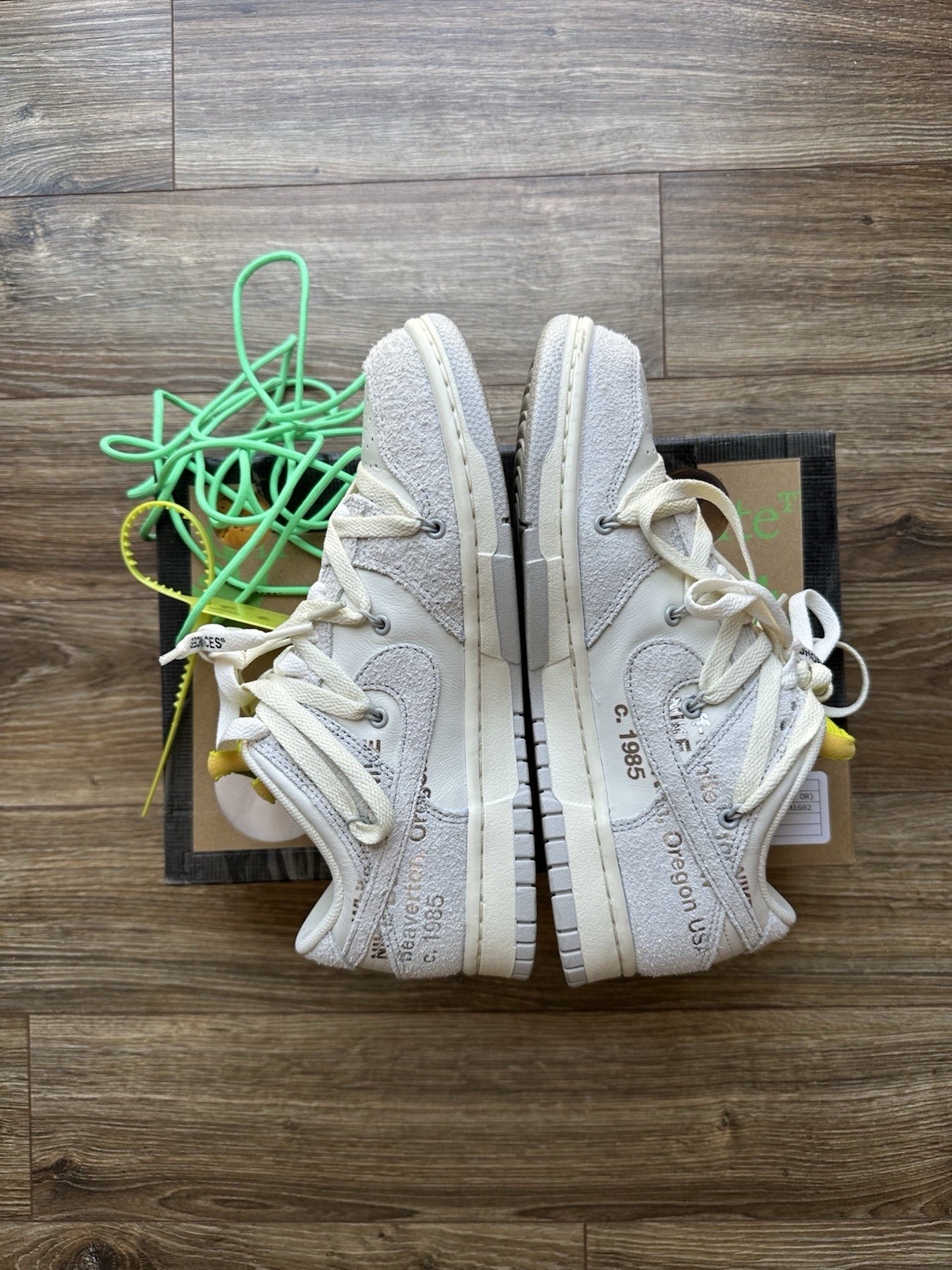 OFF WHITE X NIKE Nike Off White x Dunk Low lotto 14 di 50 taglia 8