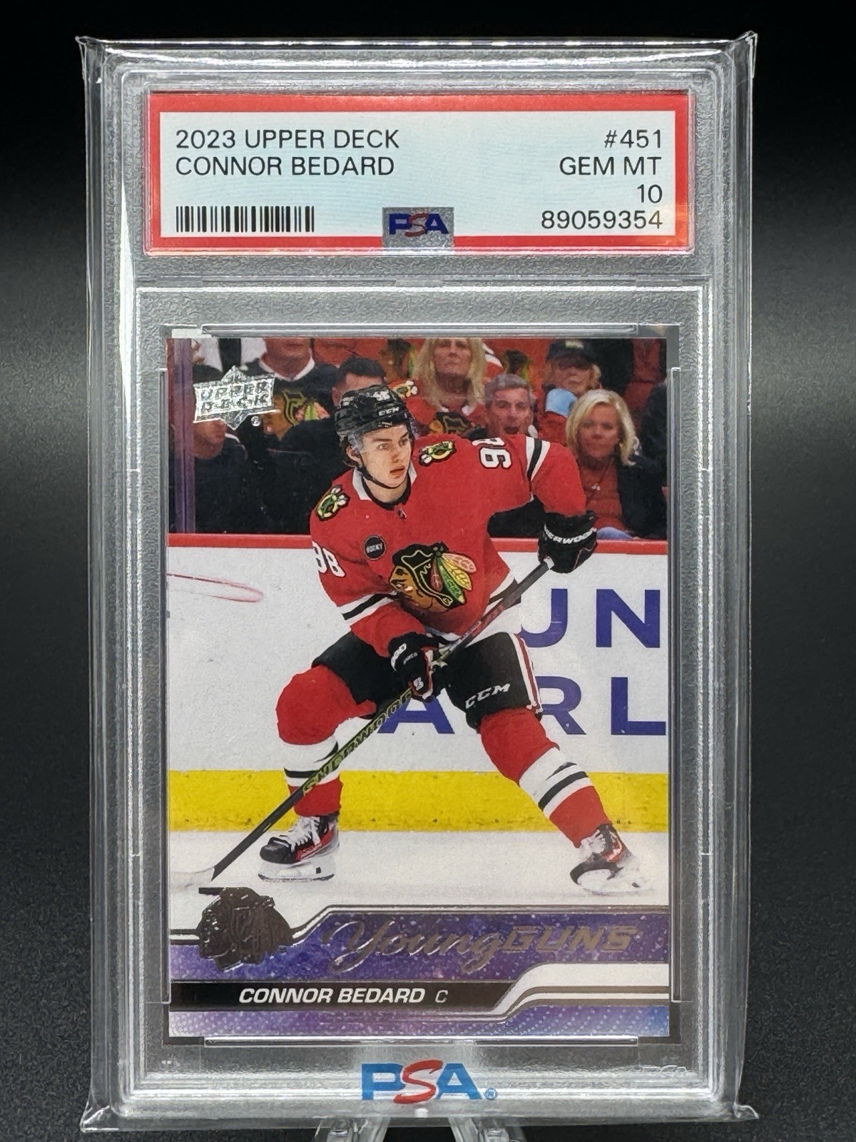 2023-24 Upper Deck Series 2 - Young Guns Connor Bedard #451 (RC) PSA 10 Gem Mint