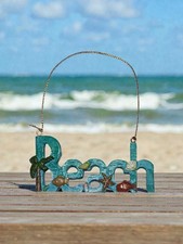 Beach Ocean Lover Christmas Ornament Fish Starfish Palm Tree Seashell Gift Idea