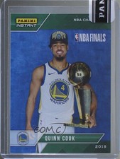 2017-18 Panini Instant NBA Champions Green 5/10 Quinn Cook #4 0c3