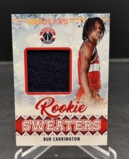 2024-25 Panini Hoops Basketball - Bub Carrington Rookie Sweaters Winter