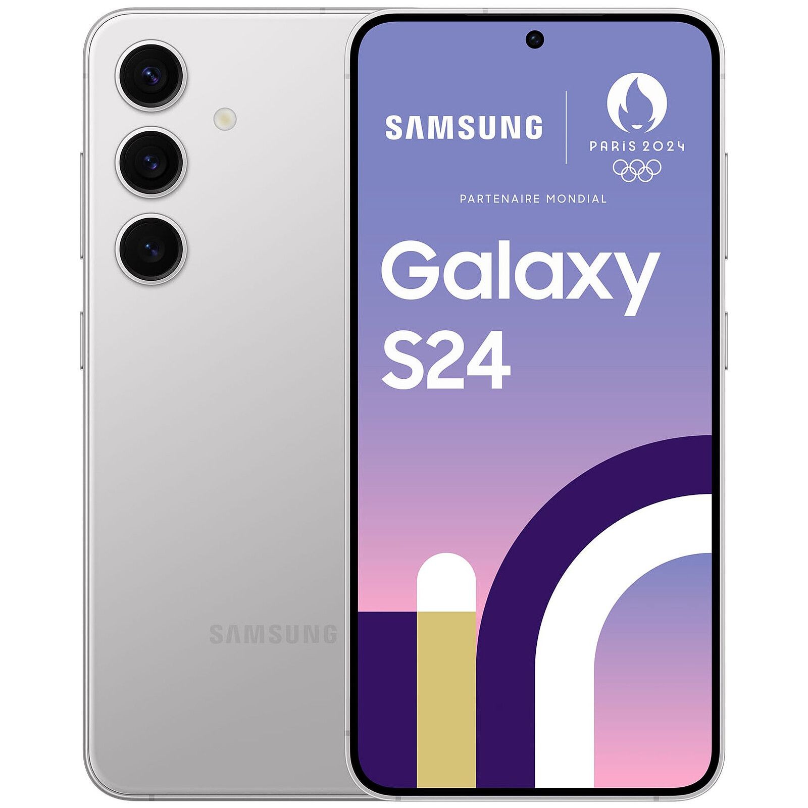 SAMSUNG Galaxy S24 5G 256 Go Argent Reconditionné Très bon état