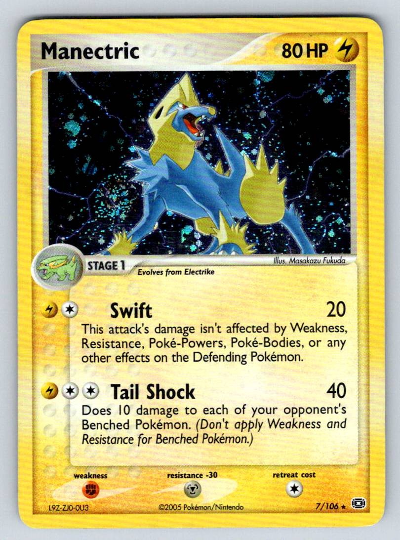 Holofoil Manectric 7/106 Emerald