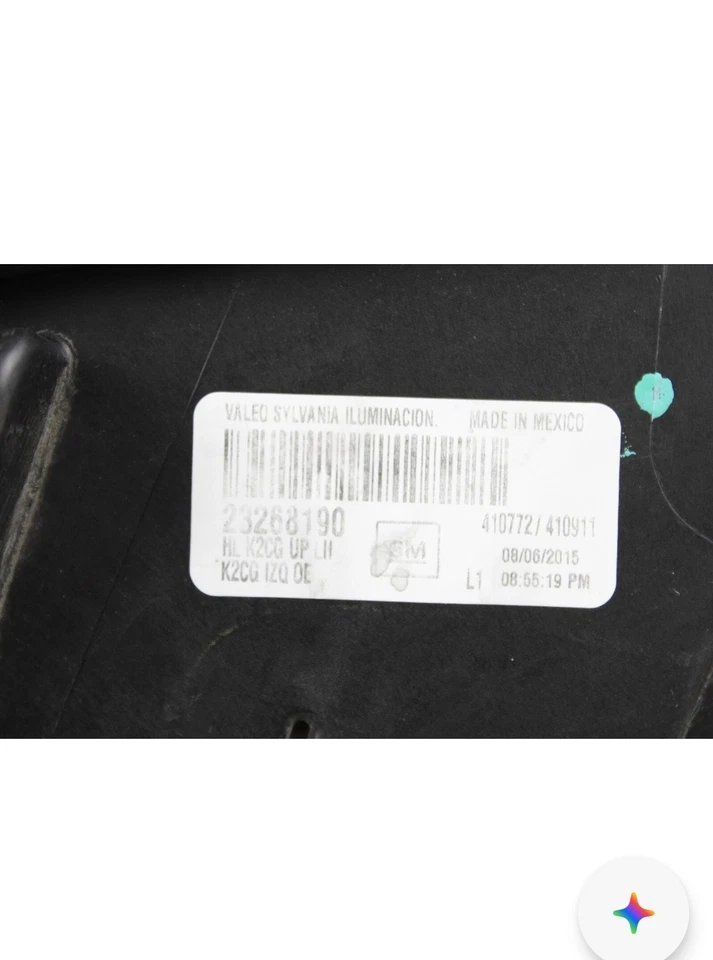 Mint! 2014 - 2019 GMC Sierra 1500 2500 3500 Left LH Halogen LED Headlight OEM - Image 3 of 4