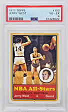 1973 Topps JERRY WEST Vintage Basketball Card PSA 4 VG-EX