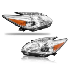Headlights Headlamps For Toyota Prius 2010-2011 Halogen Driver&Passenger Side