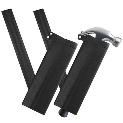 2 Pcs Hammer Holster for Tool Belt 14'' x 6'' x 2.25'' Padded Hammer Holder for ...
