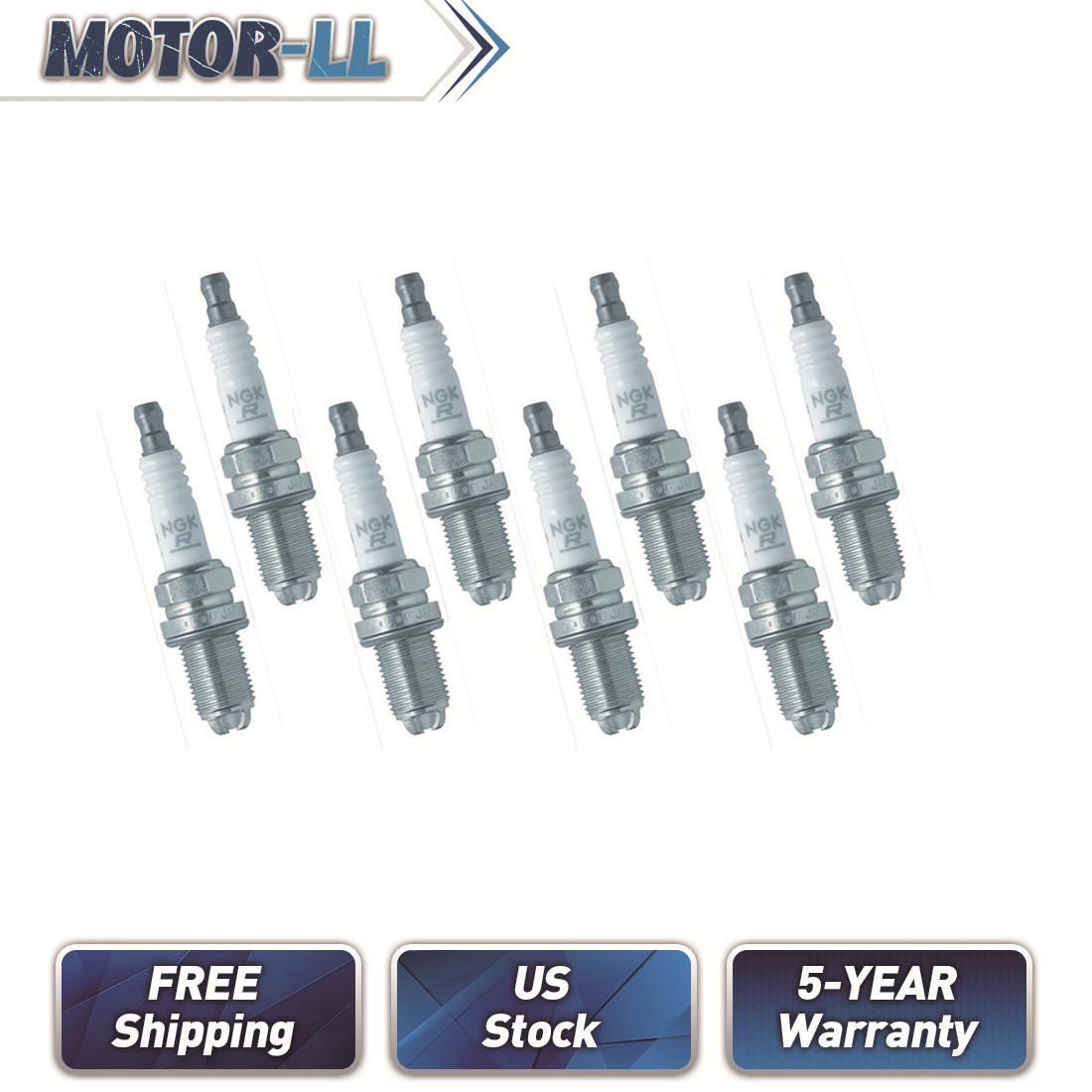 NGK 8pcs Spark Plug for BMW 540i 1998 1999 2000 2001 2002 2003