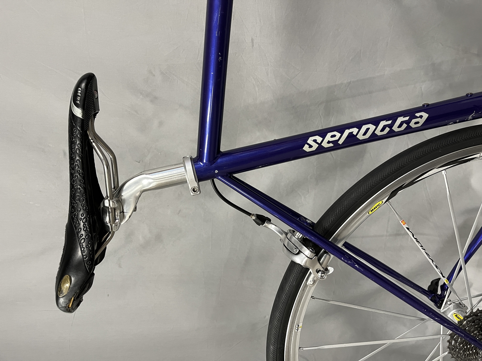 Serotta CIII Steel Flat Bar Road/Hybrid Bike 54cm Dura-Ace 2x10 700c Ksyrium SL