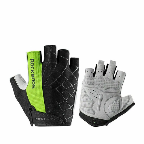 Fahrrad Halbfinger Handschuhe Stoßfest GEL Pad MTB Rennrad Bike Kurzhandschuhe - Bild 12 von 13