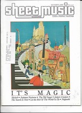 SHEEET MUSIC MAGAZINE------OCTOBER 1985
