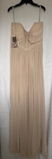 Jenny Yoo Aiden Lux Chiffon Gown Champagne Dress Size 16 - NEVER WORN/Brand New!