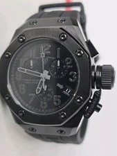 Swiss Legend Men's Trimix Quartz Chronograph Watch Black 44mm