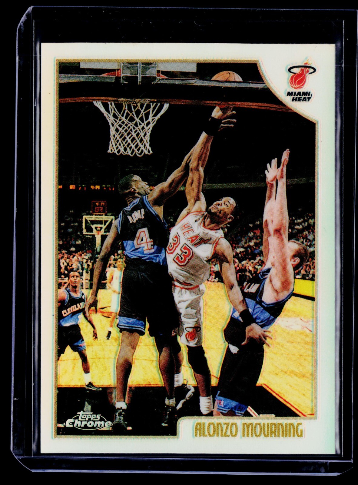1998-99 TOPPS CHROME REFRACTOR #20 - ALONZO MOURNING
