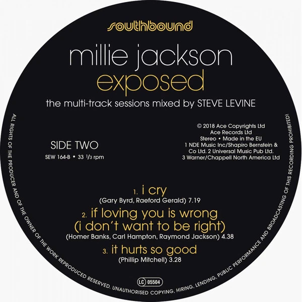 Millie Jackson - Exposed: The Multi Track Sessions (LP, Album, Mixed) (Mint (M)) - Image 3 of 4