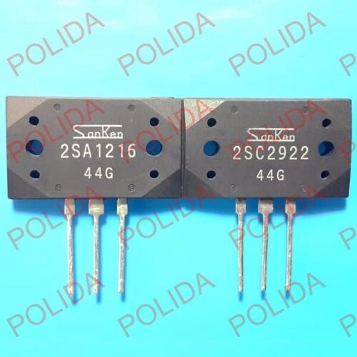 1pair or 2PCS Transistor SANKEN MT-200 2SA1216-G/2SC2922-G 2SA1216/2SC2922 - Picture 1 of 1