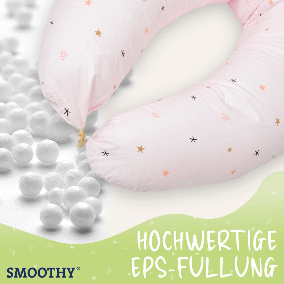 Smoothy side sleeper pillow pregnancy pillow nursing pillow storage pillow - Image 4 of 4