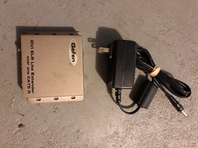 Gefen DVI ELR Lite Extender Over One CAT-5 EXT-DVI-1CAT5-SR with power supply 
