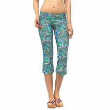 Private Island Hawaii Women Capri Bootcut Leggings Swimsuit Beach Bathing Bottom