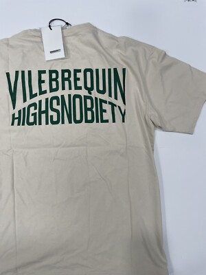 Tシャツ・カットソー VILEBREQUIN COTTON T-SHIRT WITH LOGO PRINT Vilebrequin x Highsnobiety Logo T-Shirt Eggshell Medium