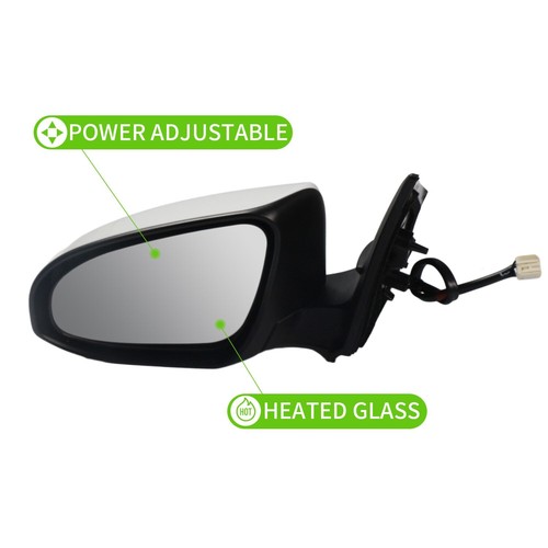 Power Heated W/Turn Signal Lamp Mirror for 2014-2018 Toyota Corolla Driver Side - Picture 3 of 7