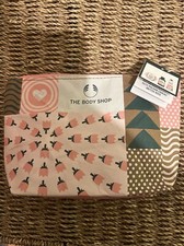 Image of The Body Shop British Rose Gift Pouch inc Shower Gel, Body Butter, Hand Cream