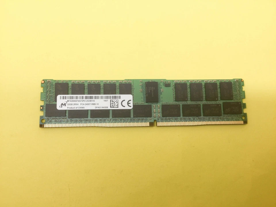 MTA36ASF4G72PZ-2G3B1 Micron 32GB (1x32GB) 2RX4 PC4-2400T DDR4 Server Memory - Image 2 of 4