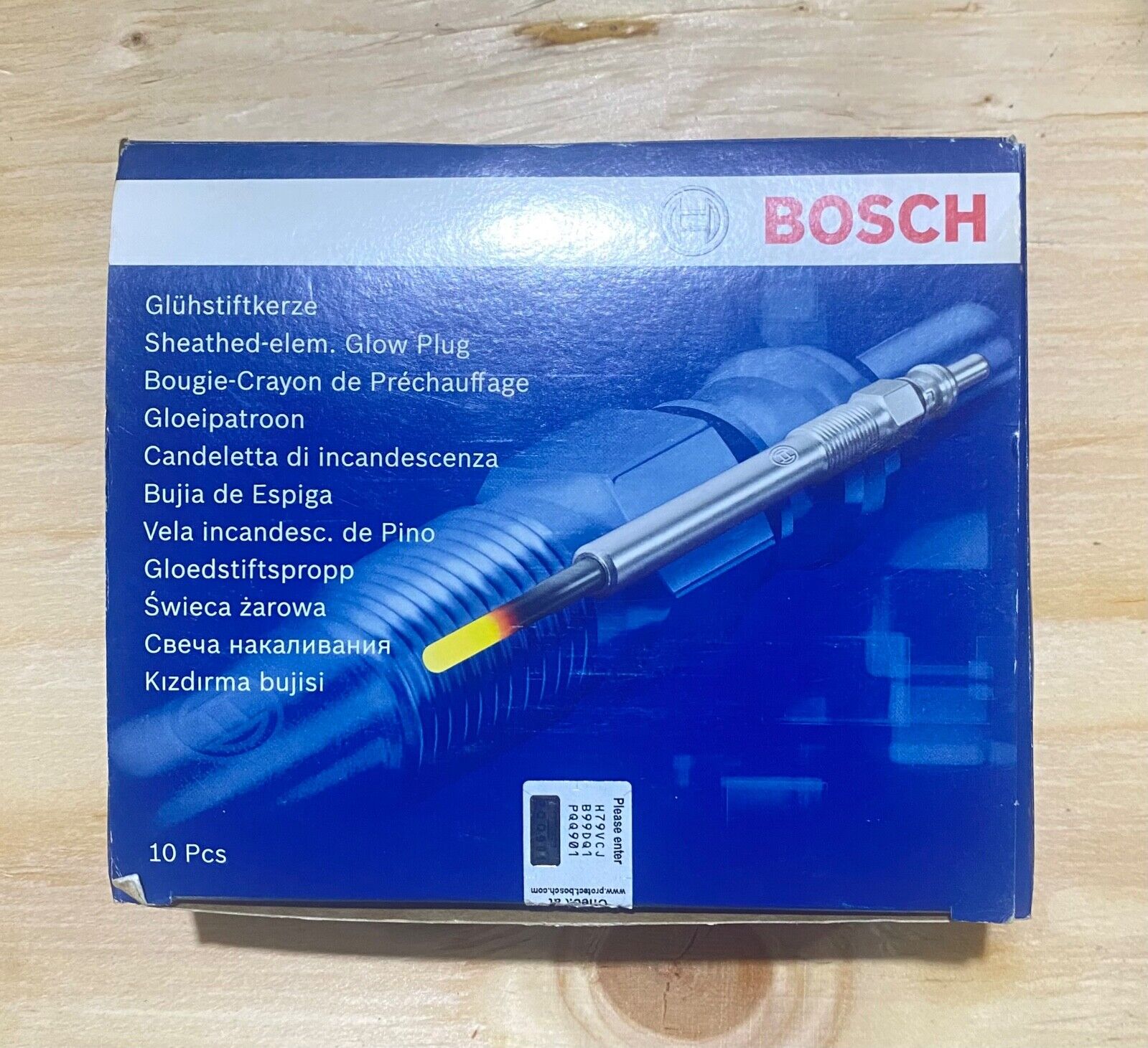 Bosch 10 Pack Glow Plugs. NEW never used, fits various engines, #0250202142