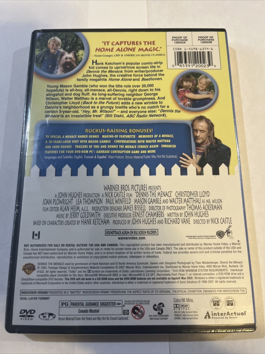 Dennis the Menace [Special Edition] [DVD] Brand New 85391700029| eBay
