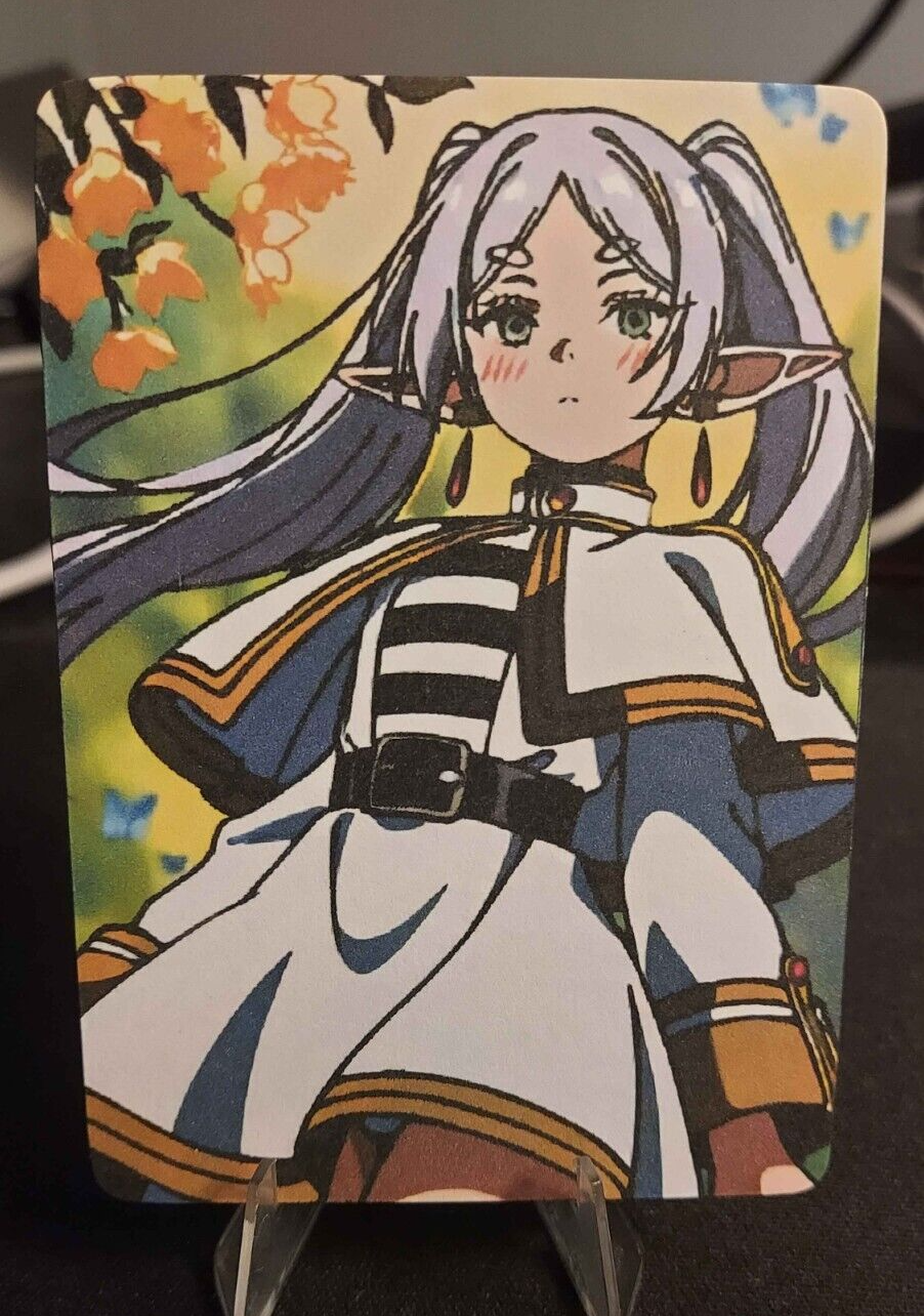 Frieren Full Art Goddess Story Pokemon Anime Waifu Trading Card
