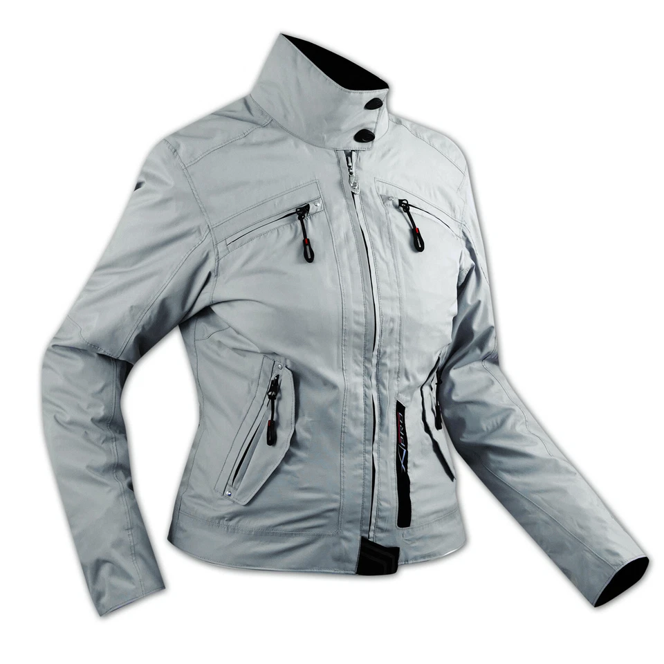 Damen Textil Wasserdicht CE Protektoren Thermofutter Jacke Motorrad Roller - Bild 2 von 4
