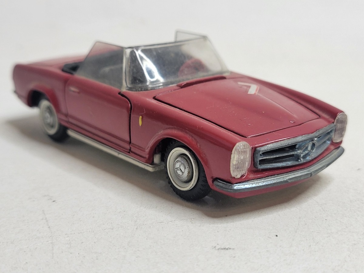 Tekno Mercedes Benz 230 SL Red Vintage 1964 Denmark Patent Tekno Mercedes Benz 230 SL Red Vintage 1964 Denmark Patent