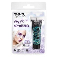 Moon Glitter Mystic Chunky Glitter Gel 12ml Costume Make Up Clamshell 8 Mesmeriz