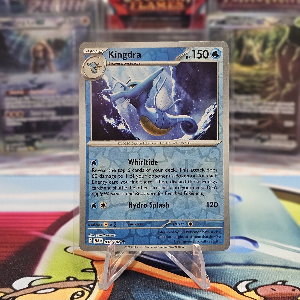 Kingdra 032/182 Paradox Rift Reverse Holo Rare Pokemon Card | eBay