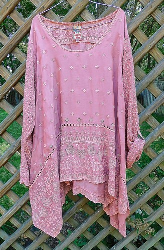 Johnny Was Vintage Embroidered Blouse